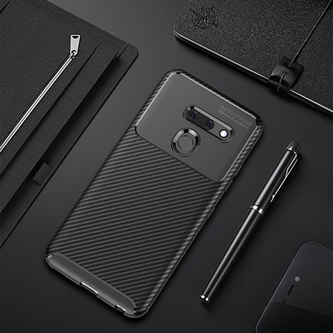 Funda Silicona Carcasa Goma Twill para LG G8 ThinQ Negro