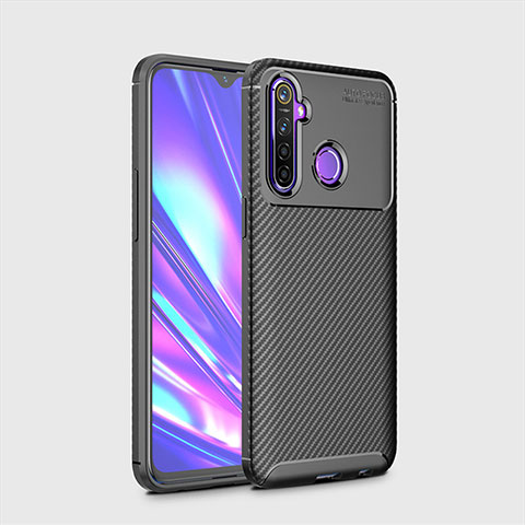 Funda Silicona Carcasa Goma Twill para Realme 5i Negro