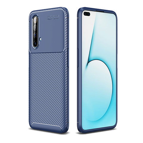 Funda Silicona Carcasa Goma Twill para Realme X3 Azul