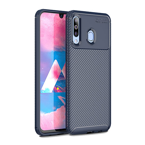 Funda Silicona Carcasa Goma Twill para Samsung Galaxy A40s Azul