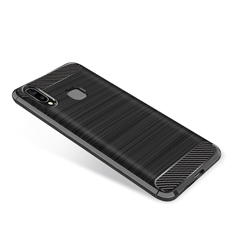 Funda Silicona Carcasa Goma Twill para Samsung Galaxy A9 Star SM-G8850 Negro