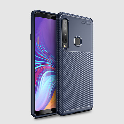 Funda Silicona Carcasa Goma Twill para Samsung Galaxy A9s Azul