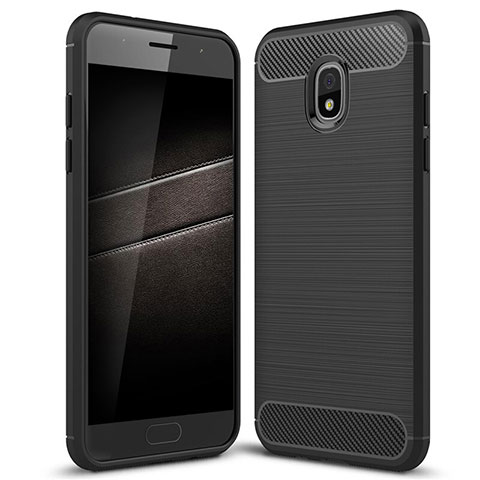 Funda Silicona Carcasa Goma Twill para Samsung Galaxy J7 (2018) J737 Negro