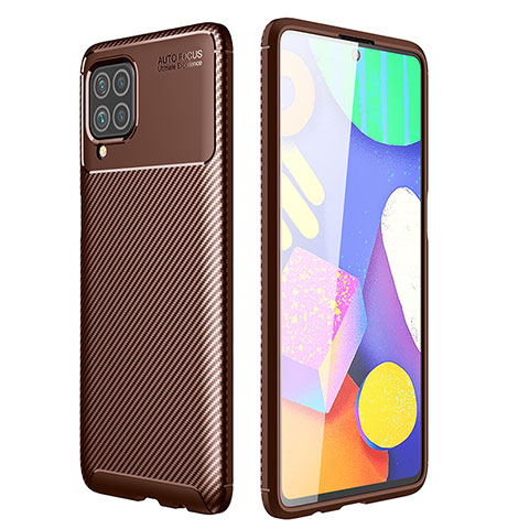 Funda Silicona Carcasa Goma Twill para Samsung Galaxy M62 4G Marron