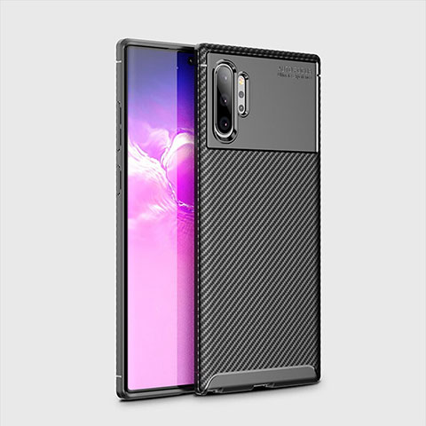 Funda Silicona Carcasa Goma Twill para Samsung Galaxy Note 10 Plus 5G Negro