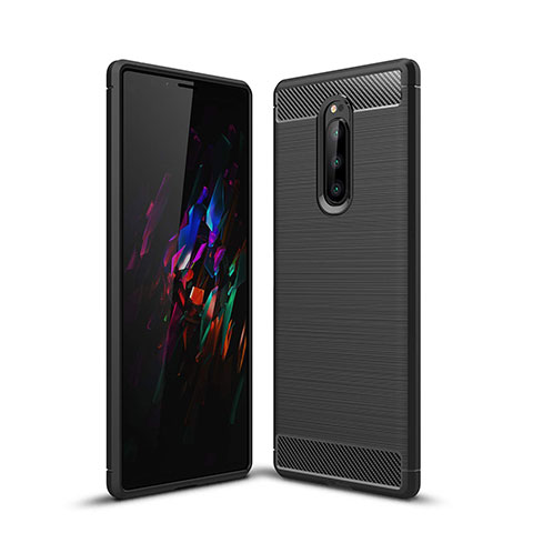 Funda Silicona Carcasa Goma Twill para Sony Xperia XZ4 Negro