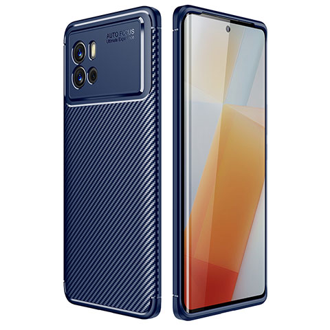 Funda Silicona Carcasa Goma Twill para Vivo iQOO 9 Pro 5G Azul