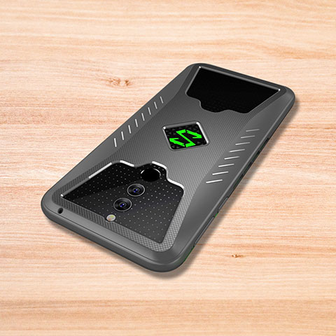 Funda Silicona Carcasa Goma Twill para Xiaomi Black Shark Helo Gris