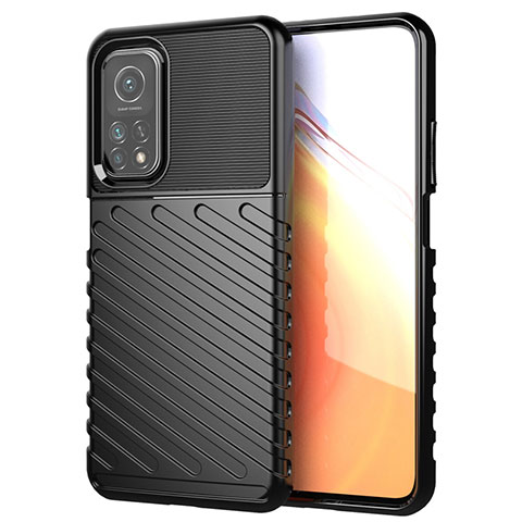 Funda Silicona Carcasa Goma Twill para Xiaomi Mi 10T Pro 5G Negro