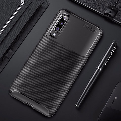 Funda Silicona Carcasa Goma Twill para Xiaomi Mi 9 Pro 5G Negro