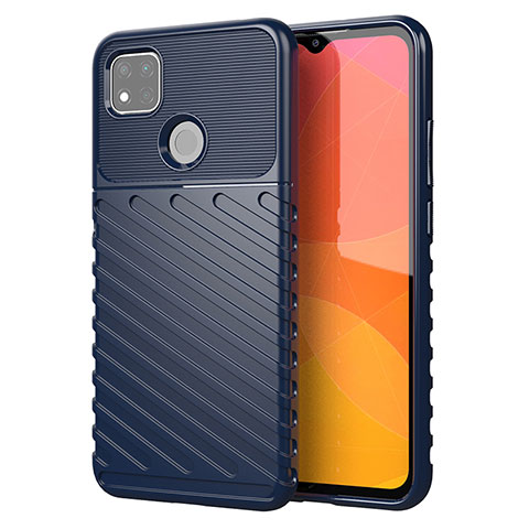 Funda Silicona Carcasa Goma Twill para Xiaomi Redmi 9C Azul