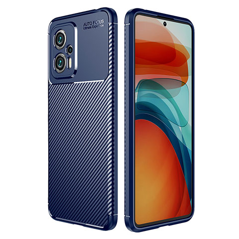 Funda Silicona Carcasa Goma Twill para Xiaomi Redmi Note 11T Pro+ Plus 5G Azul