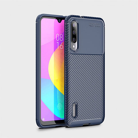 Funda Silicona Carcasa Goma Twill S01 para Xiaomi Mi A3 Azul