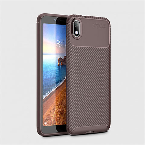 Funda Silicona Carcasa Goma Twill S01 para Xiaomi Redmi 7A Marron