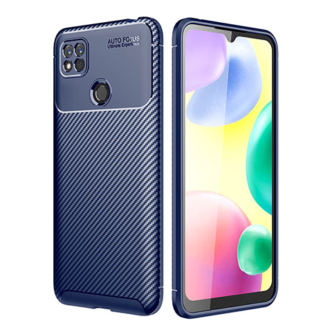 Funda Silicona Carcasa Goma Twill S01 para Xiaomi Redmi 9 India Azul