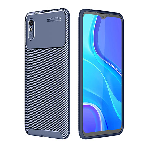 Funda Silicona Carcasa Goma Twill S01 para Xiaomi Redmi 9AT Azul