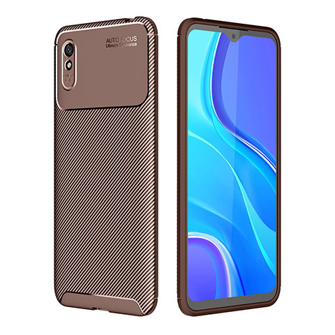 Funda Silicona Carcasa Goma Twill S01 para Xiaomi Redmi 9AT Marron