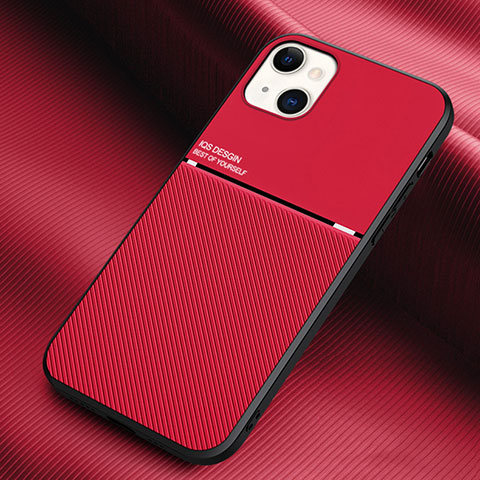 Funda Silicona Carcasa Goma Twill S03 para Apple iPhone 14 Plus Rojo
