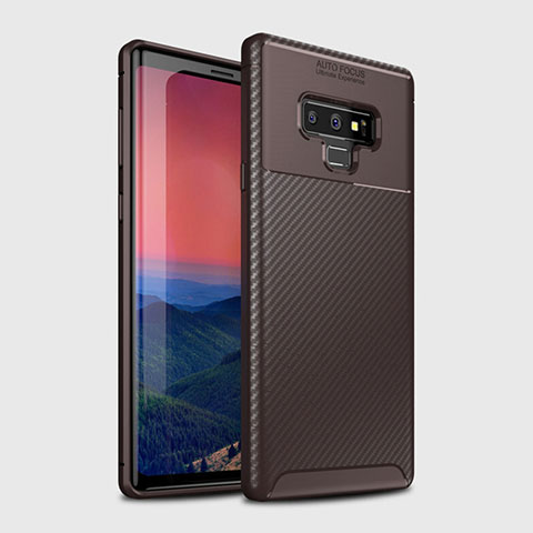 Funda Silicona Carcasa Goma Twill T01 para Samsung Galaxy Note 9 Marron