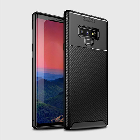 Funda Silicona Carcasa Goma Twill T01 para Samsung Galaxy Note 9 Negro