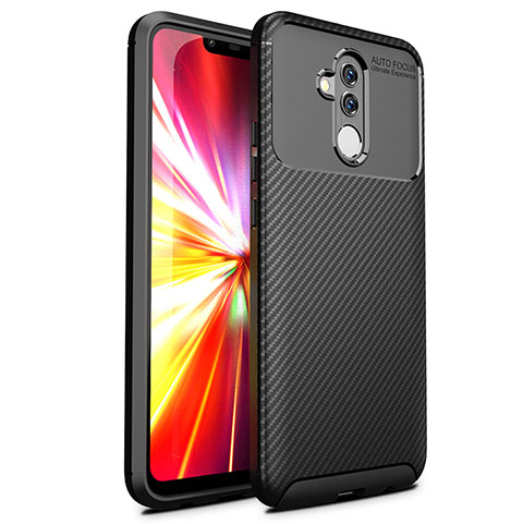 Funda Silicona Carcasa Goma Twill T02 para Huawei Mate 20 Lite Negro