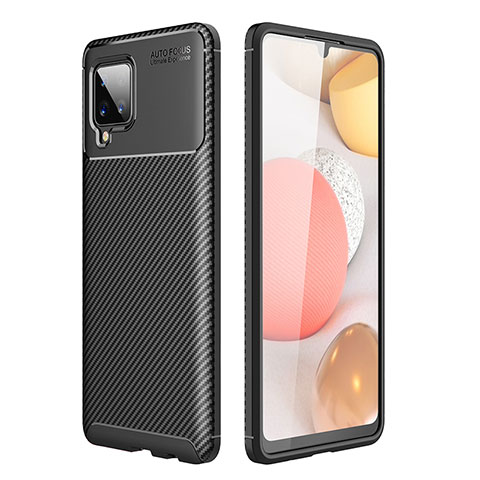 Funda Silicona Carcasa Goma Twill WL1 para Samsung Galaxy A42 5G Negro