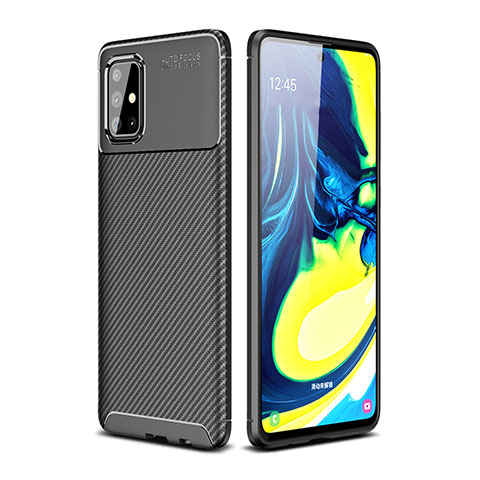 Funda Silicona Carcasa Goma Twill WL1 para Samsung Galaxy A71 4G A715 Negro