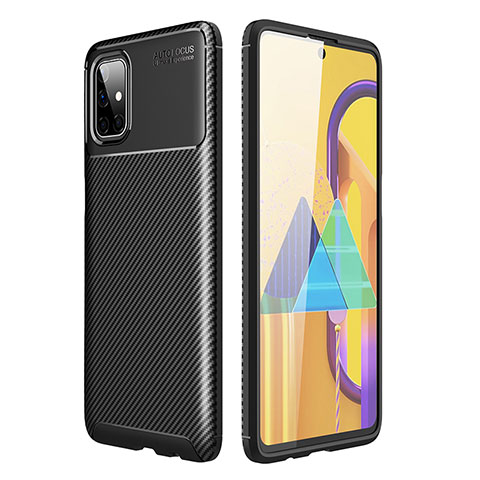 Funda Silicona Carcasa Goma Twill WL1 para Samsung Galaxy M51 Negro