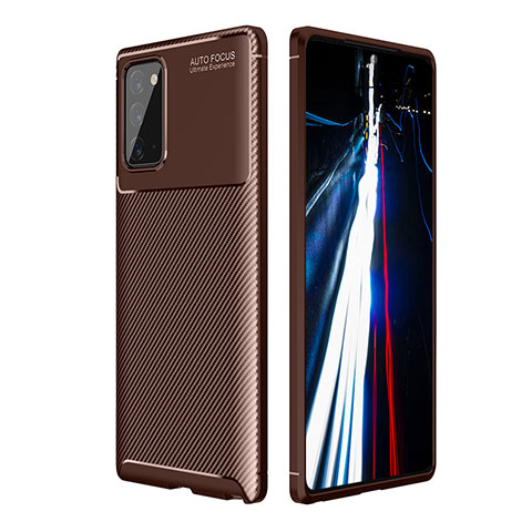 Funda Silicona Carcasa Goma Twill WL1 para Samsung Galaxy Note 20 5G Marron