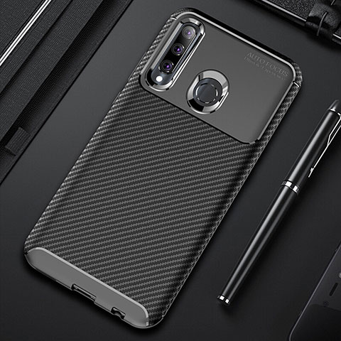 Funda Silicona Carcasa Goma Twill Y01 para Huawei Honor 20E Negro