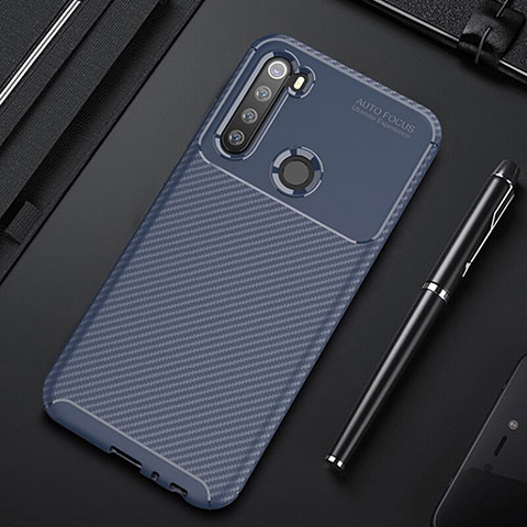 Funda Silicona Carcasa Goma Twill Y01 para Xiaomi Redmi Note 8 Azul