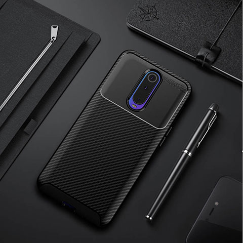 Funda Silicona Carcasa Goma Twill Y02 para Oppo R17 Pro Negro