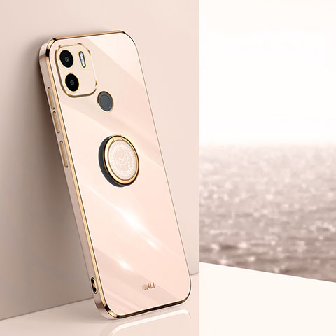 Funda Silicona Carcasa Ultrafina Goma con Magnetico Anillo de dedo Soporte XL1 para Xiaomi Redmi A1 Plus Oro