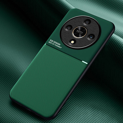 Funda Silicona Carcasa Ultrafina Goma con Magnetico para Huawei Honor Magic6 Lite 5G Verde