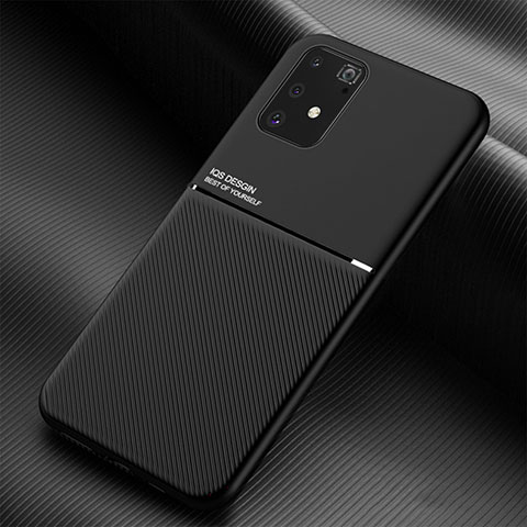 Funda Silicona Carcasa Ultrafina Goma con Magnetico para Samsung Galaxy M80S Negro