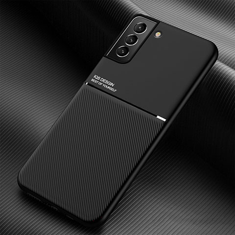 Funda Silicona Carcasa Ultrafina Goma con Magnetico para Samsung Galaxy S21 Plus 5G Negro