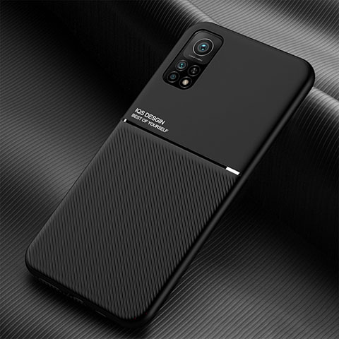 Funda Silicona Carcasa Ultrafina Goma con Magnetico para Xiaomi Mi 10T Pro 5G Negro