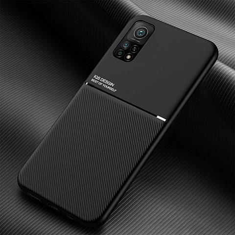 Funda Silicona Carcasa Ultrafina Goma con Magnetico para Xiaomi Redmi K30S 5G Negro