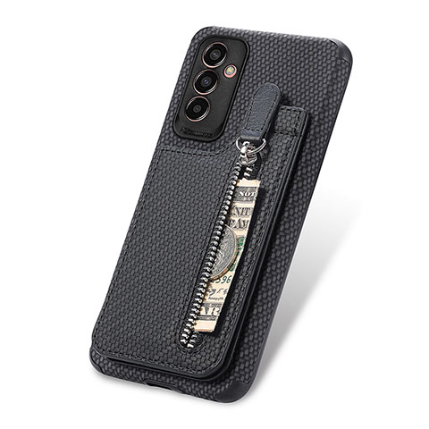 Funda Silicona Carcasa Ultrafina Goma con Magnetico S01D para Samsung Galaxy M13 4G Negro