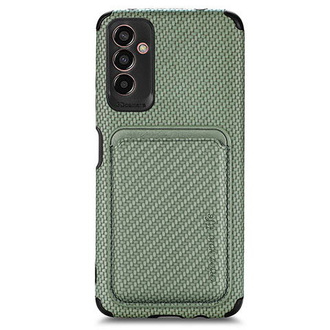 Funda Silicona Carcasa Ultrafina Goma con Magnetico S01D para Samsung Galaxy M13 5G Verde