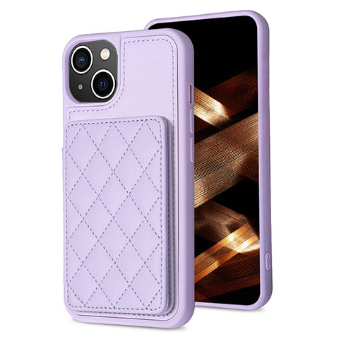 Funda Silicona Carcasa Ultrafina Goma con Magnetico S10D para Apple iPhone 14 Plus Purpura Claro