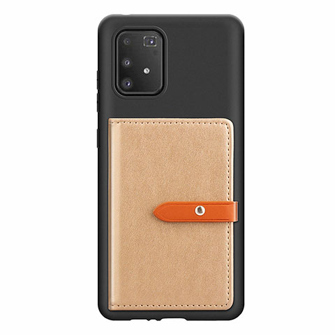 Funda Silicona Carcasa Ultrafina Goma con Magnetico S10D para Samsung Galaxy M80S Caqui