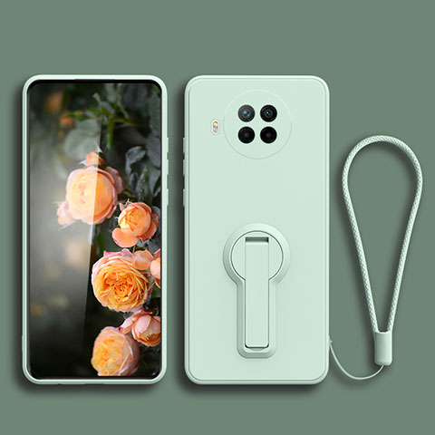Funda Silicona Carcasa Ultrafina Goma con Soporte para Xiaomi Mi 10T Lite 5G Menta Verde
