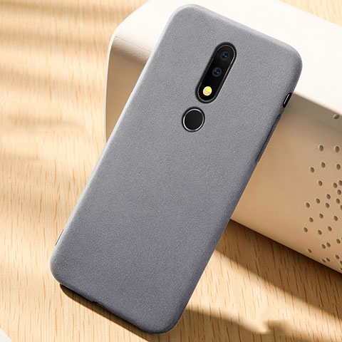 Funda Silicona Carcasa Ultrafina Goma Frontal y Trasera 360 Grados para Nokia 6.1 Plus Gris