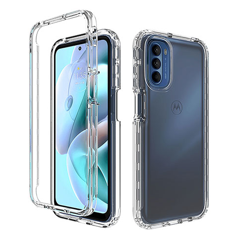 Funda Silicona Carcasa Ultrafina Transparente Goma Frontal y Trasera 360 Grados para Motorola Moto G41 Claro