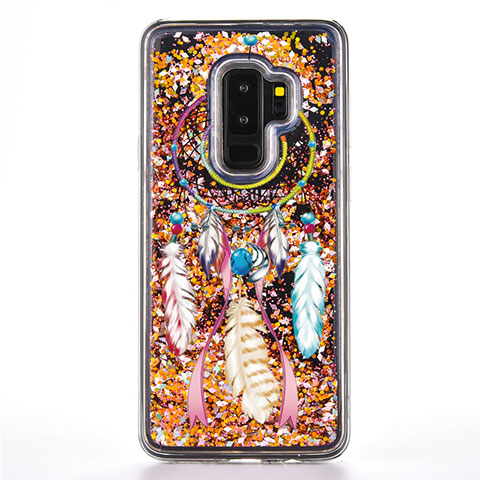 Funda Silicona Gel Goma Patron de Moda Carcasa K01 para Samsung Galaxy S9 Plus Oro