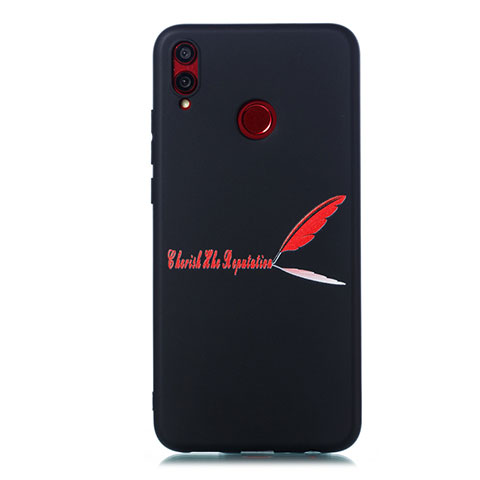 Funda Silicona Gel Goma Patron de Moda Carcasa S01 para Huawei Honor View 10 Lite Rojo