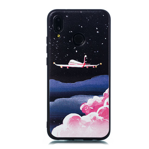 Funda Silicona Gel Goma Patron de Moda Carcasa S06 para Huawei P20 Lite Multicolor