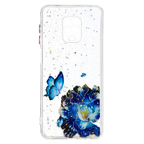 Funda Silicona Gel Goma Patron de Moda Carcasa Y01X para Xiaomi Redmi Note 9S Azul