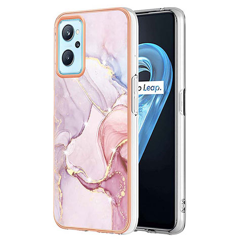 Funda Silicona Gel Goma Patron de Moda Carcasa Y05B para Realme 9i 4G Rosa